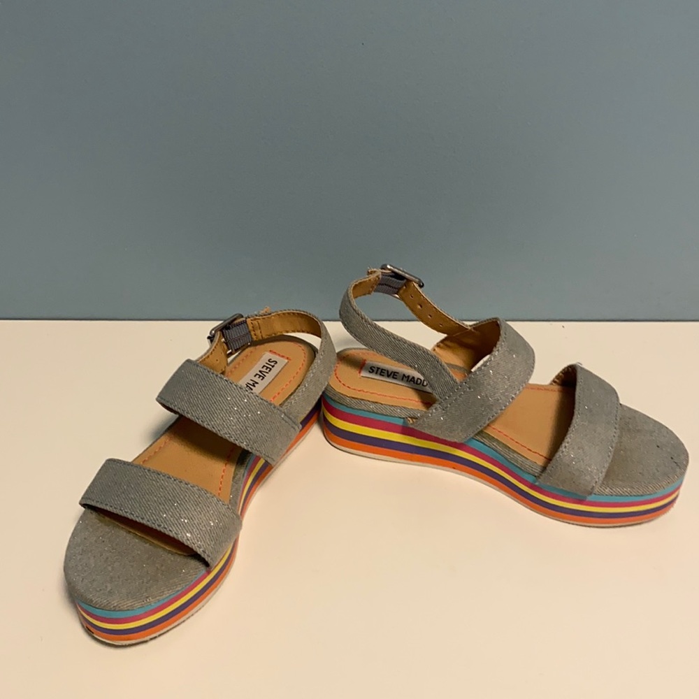 Denim Steve Madden sandals